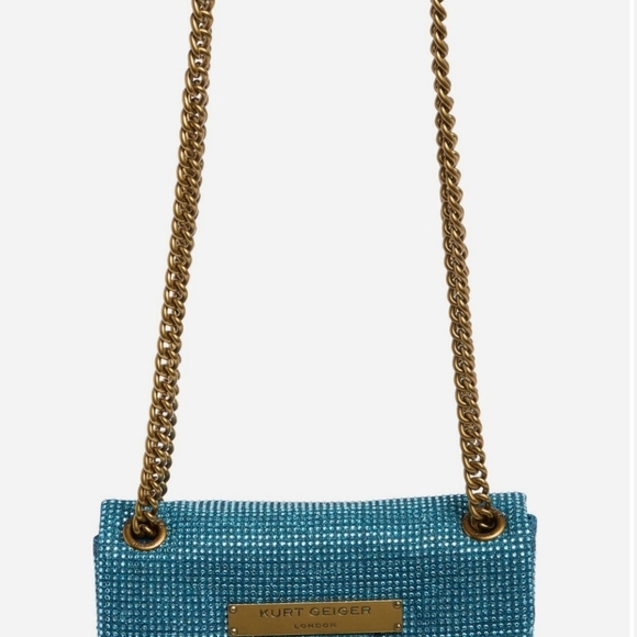 Kurt Geiger London Brixton Rhinestone Shoulder Crossbody Bag. - Picture 10 of 10